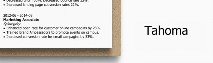 Best Font for Cv to Choose in Uk