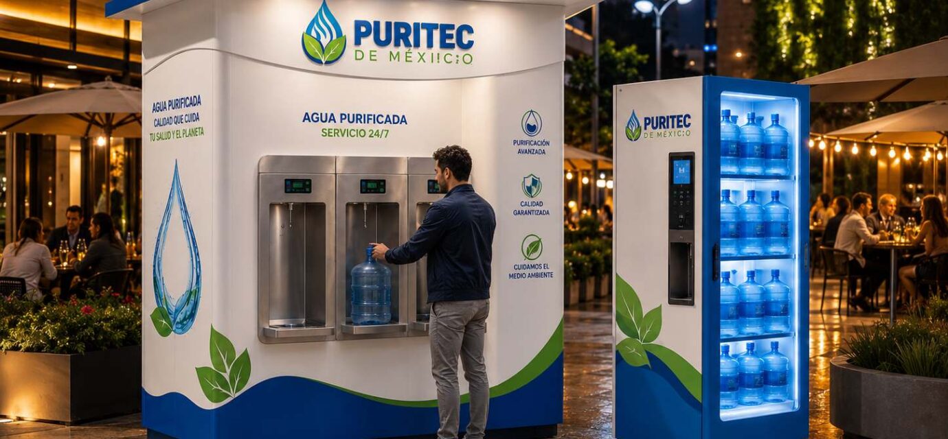 Vending para Vender Agua Purificada y Planta de Agua Purificada